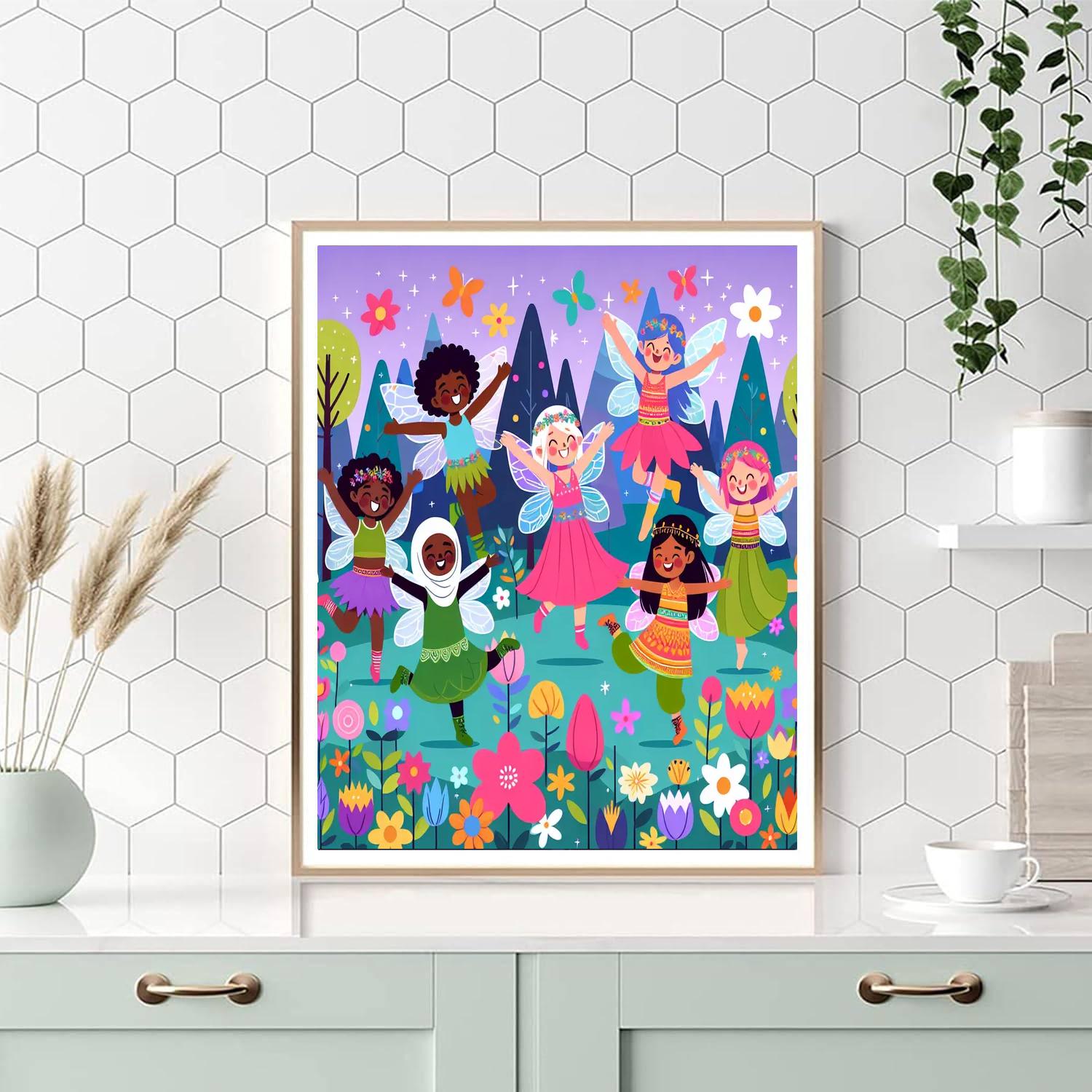 The Enchanted Fairy Forest DIY Paint By Numbers