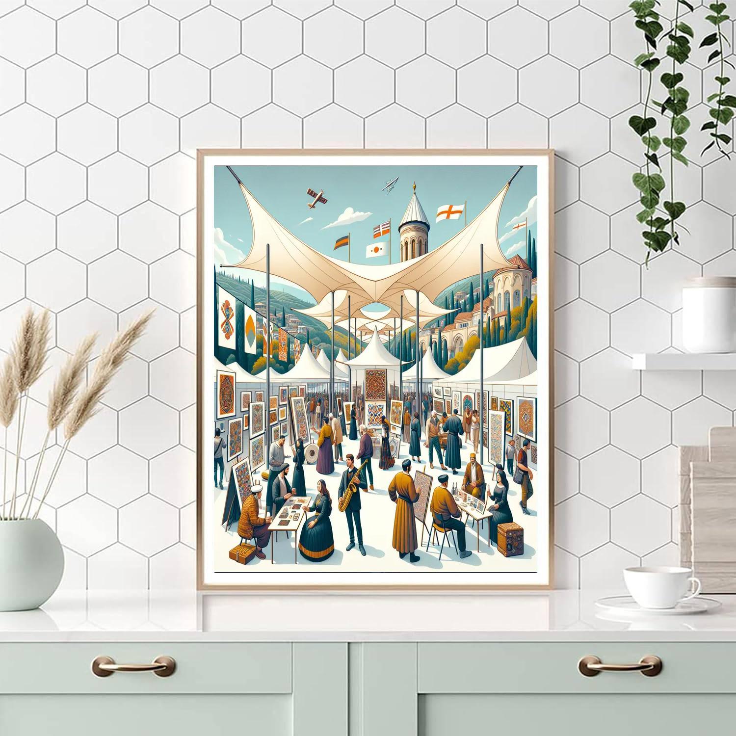 Tbilisi Art Fair Paint By Numbers Art