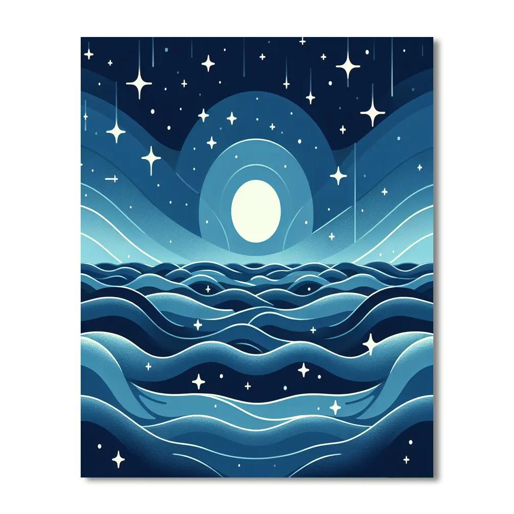 Twinkling Tides Paint By Numbers Kits