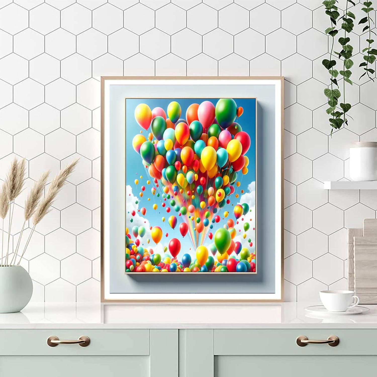 Magical Balloon Festival Paint By Color