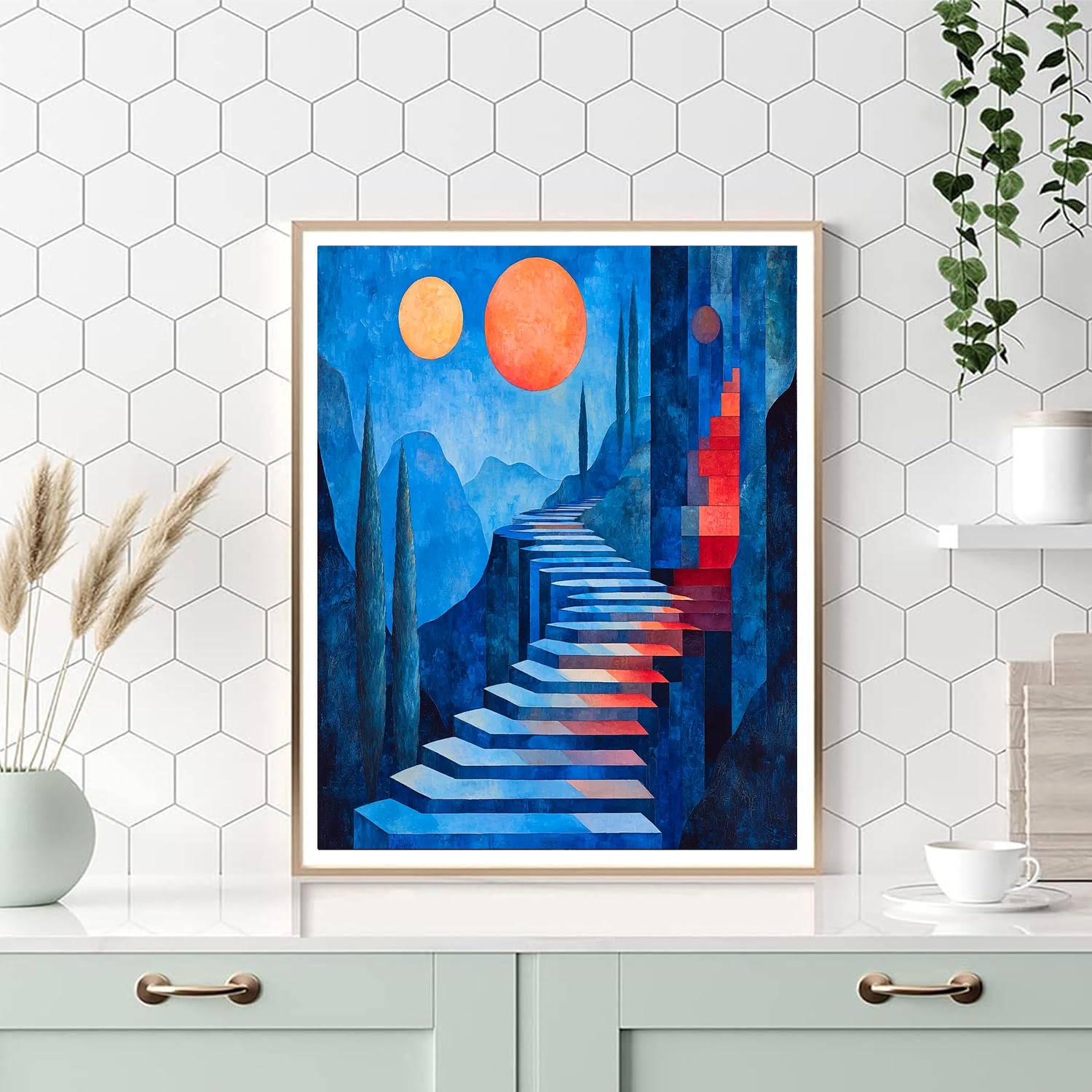 Paul Klee Inspired Ethereal Fantasies  Numbered Painting Kits