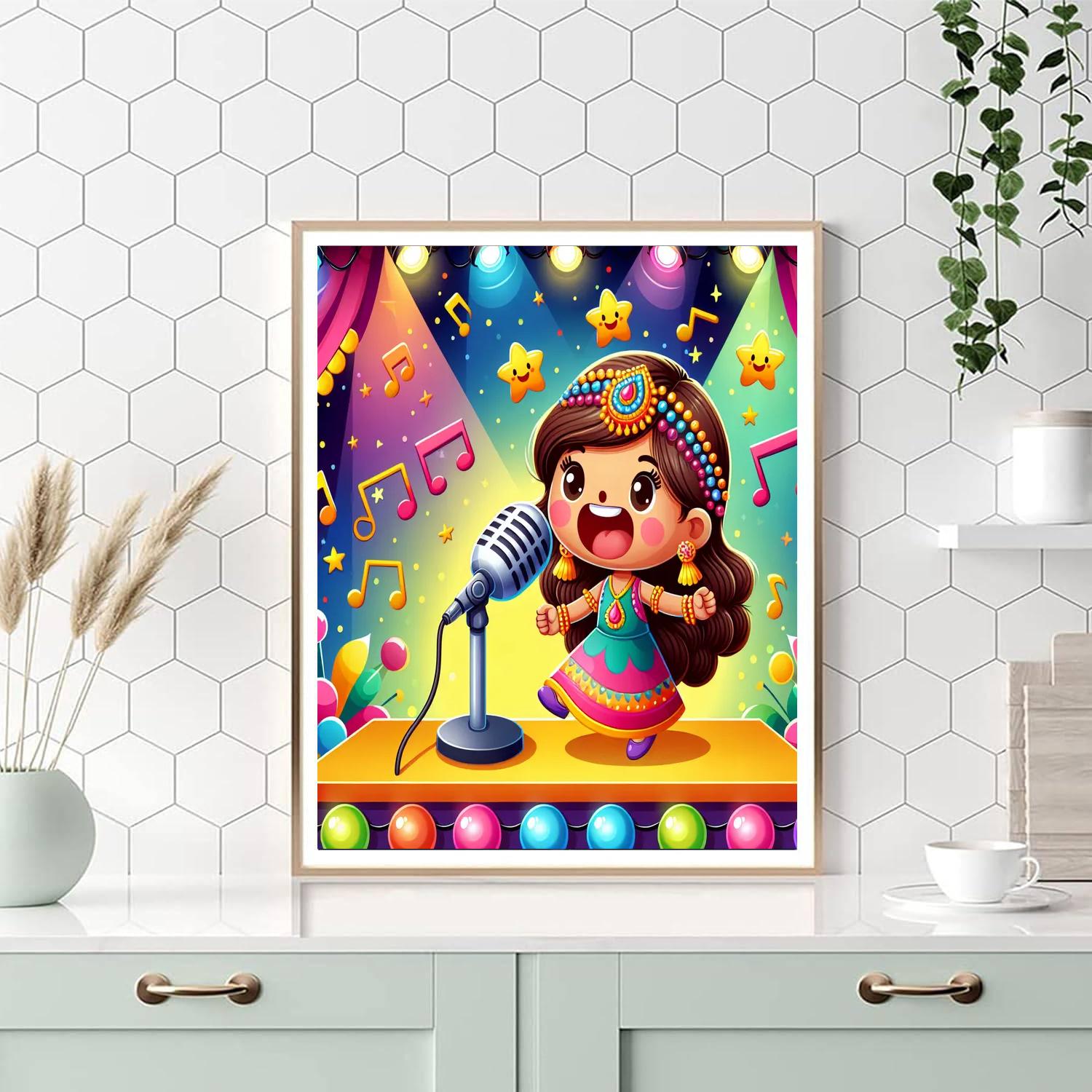 Super Star Singers Painting Number Kit