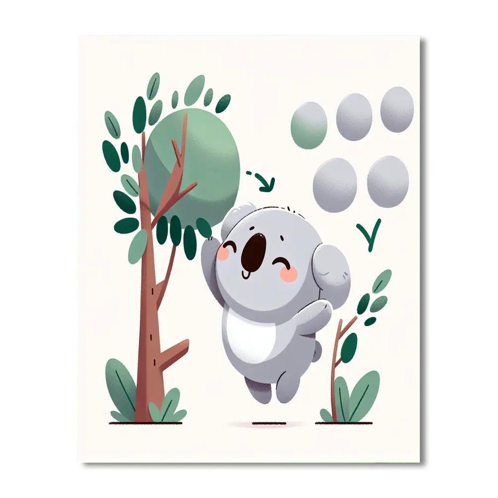 Clever Koala Chronicles Number Painting