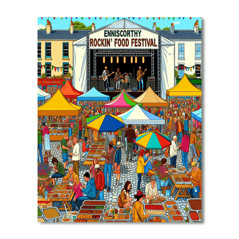 Enniscorthy Rockin' Food Festival - Ireland Paint By Numbers