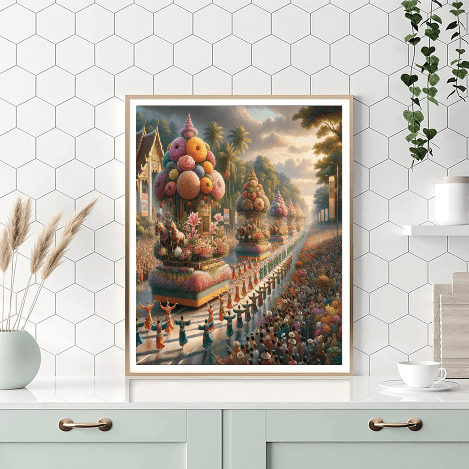 Flower Festival - Thailand Paint By Color