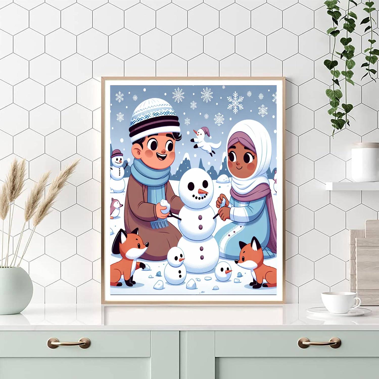 Frosty Fantasia Paint By Numbers