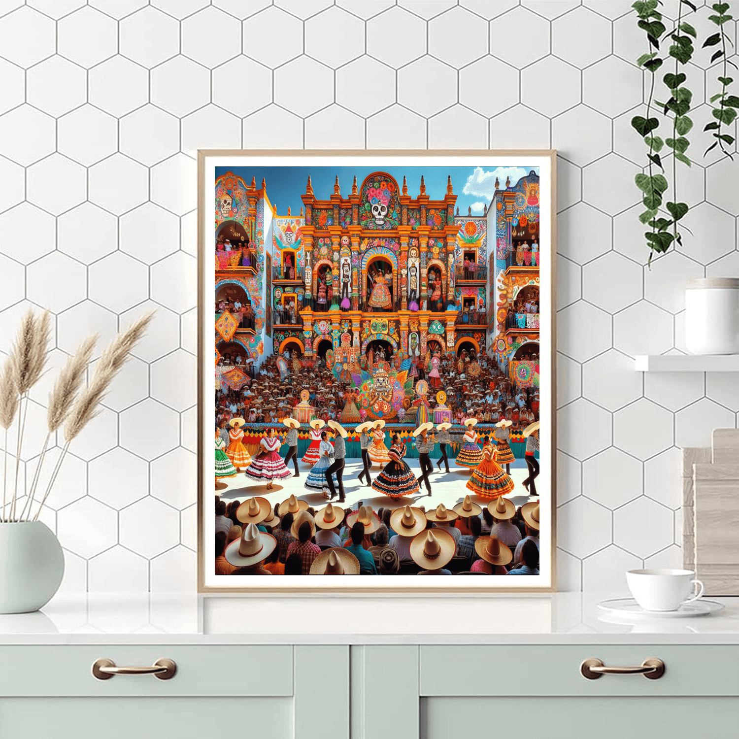 Oaxaca Guelaguetza Festival - Mexico DIY Paint By Numbers