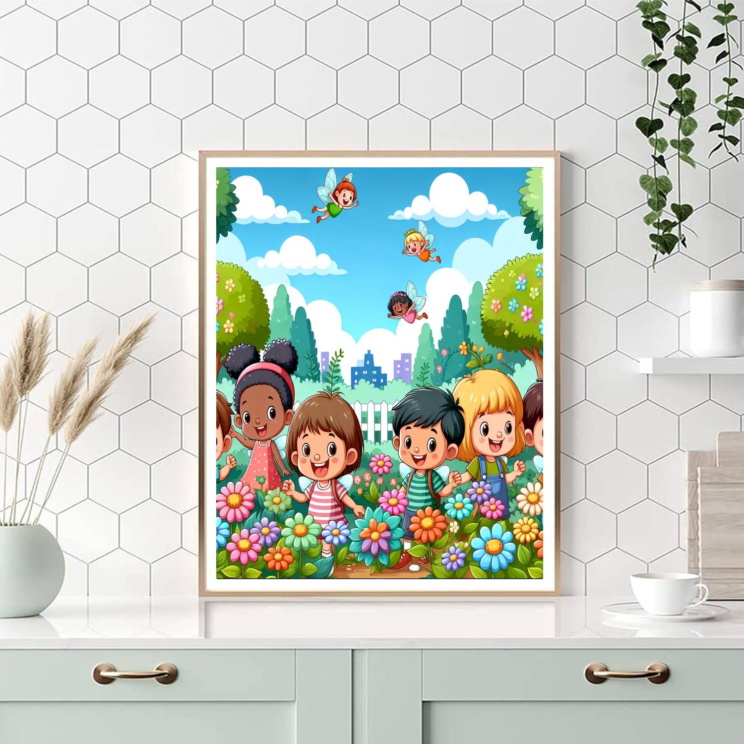 Fantasy Garden Exploration Painting Number Kit