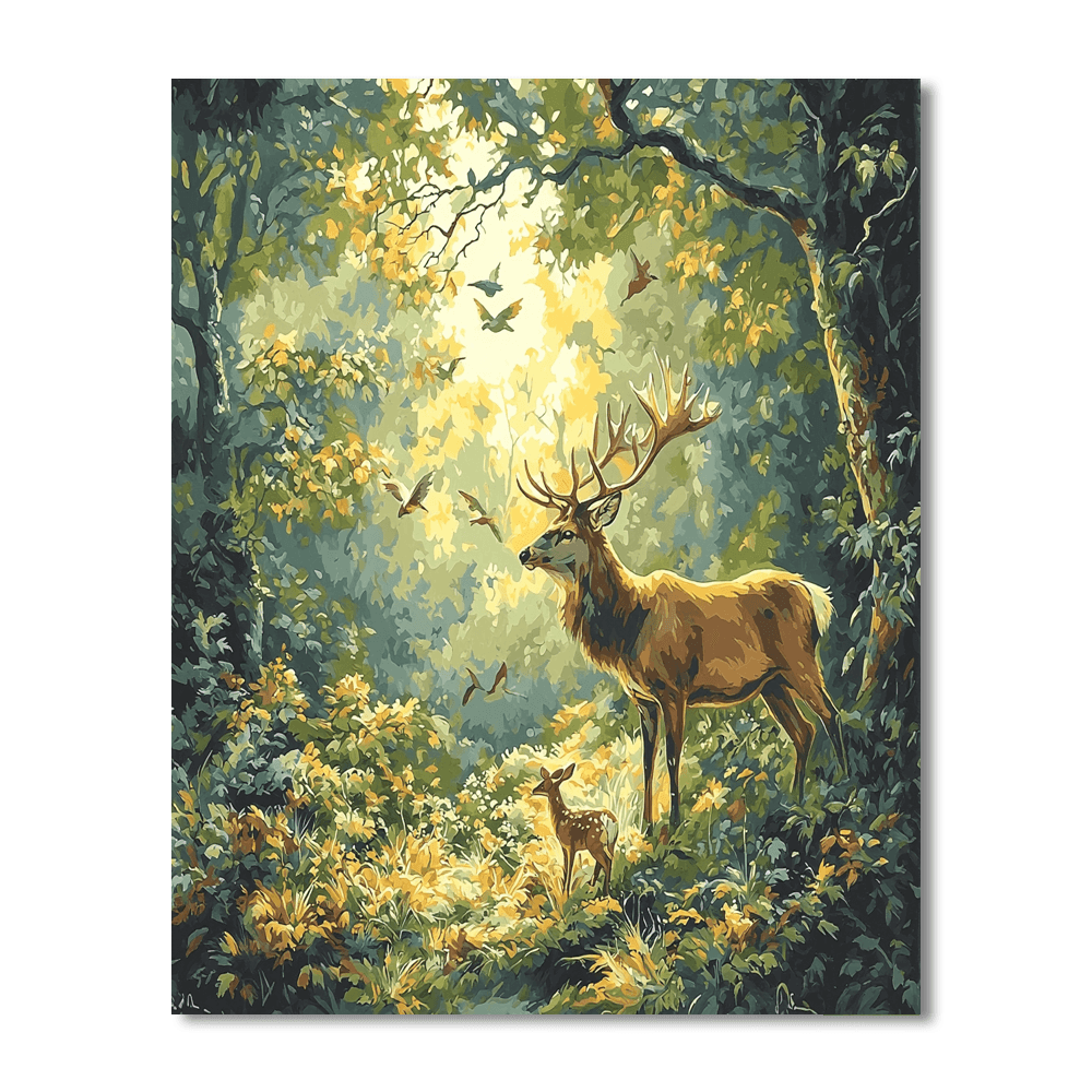 Robert Bateman Inspired Wild At Heart  Paint By Numbers