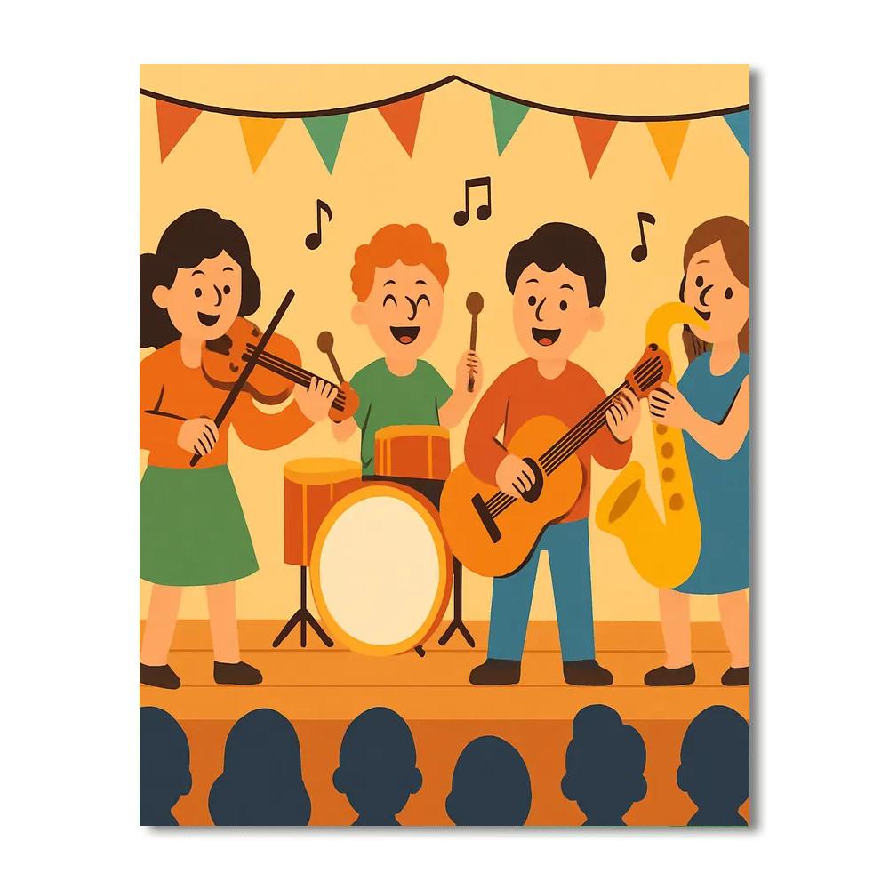 Harmonious Music Festival Numbered Painting Kits