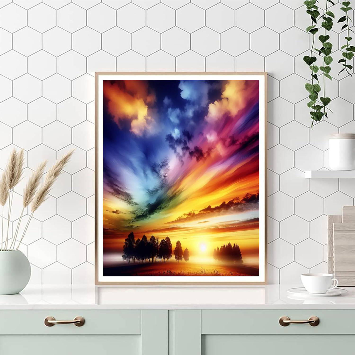 Breathtaking Sunrise View Paint By Numbers