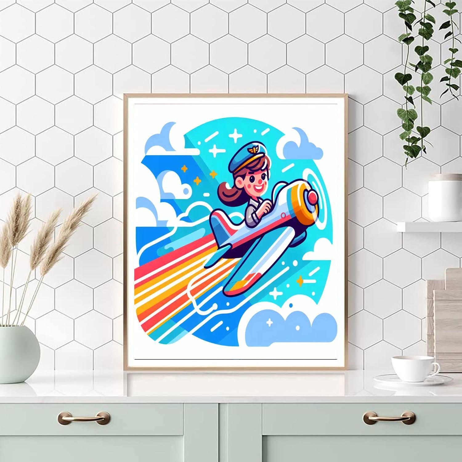 Sky Adventure Tour Painting Number Kit