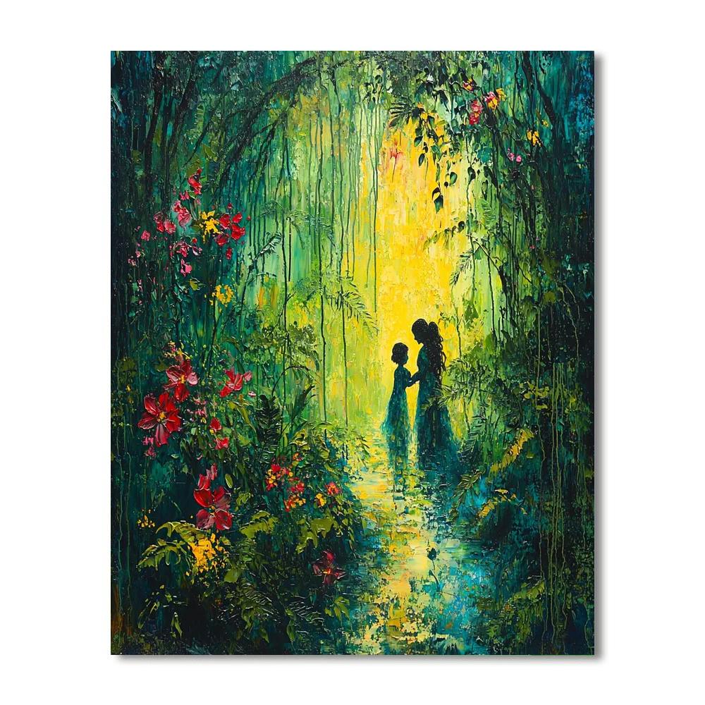 Embracing Nature With Mom Painting Number Kit