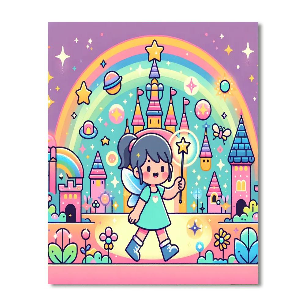 Fairy Kingdom Expedition Painting Number Kit