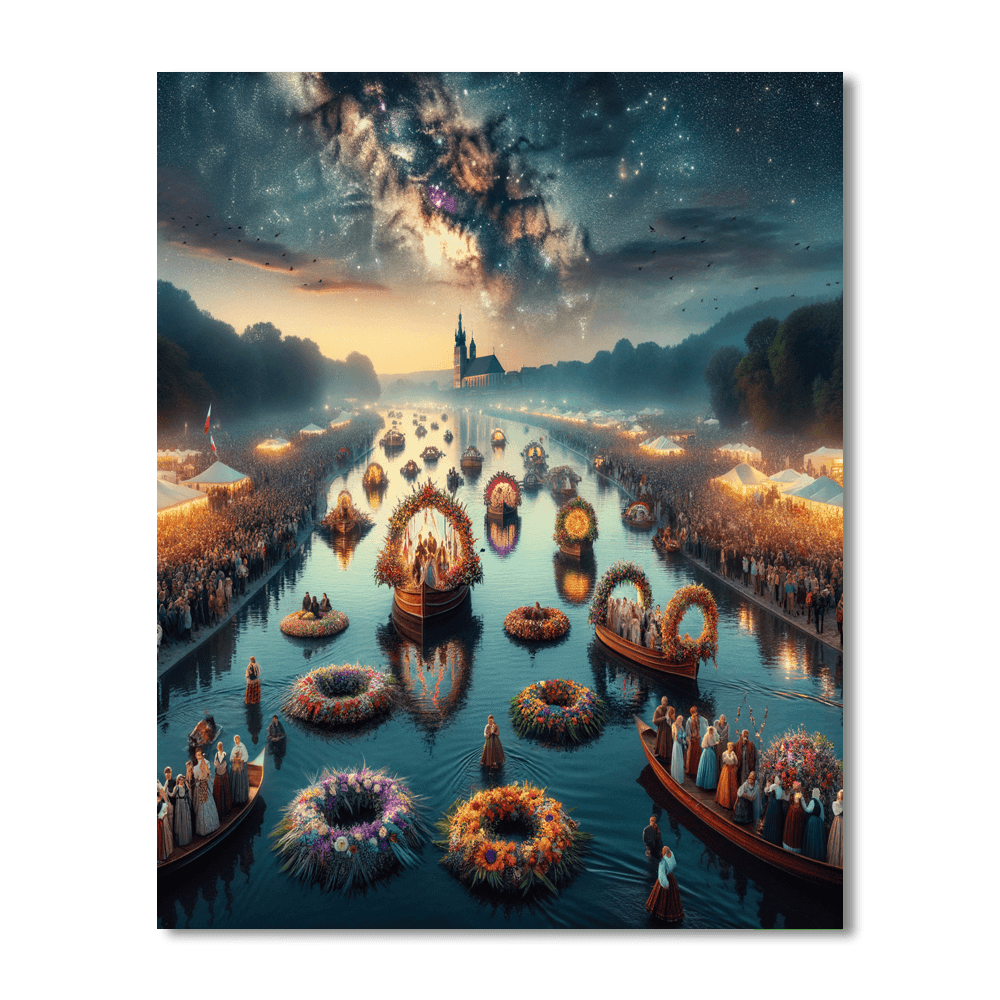 Krakow's Wianki Number Painting