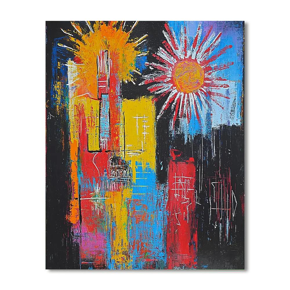 Jean-Michel Basquiat Inspired Visions Of Tomorrow  Paint By Numbers