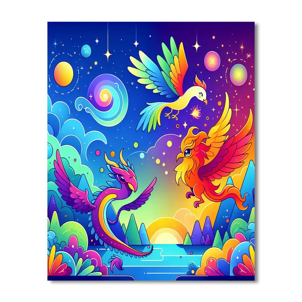 Mystical Creature Kingdom Paint By Number