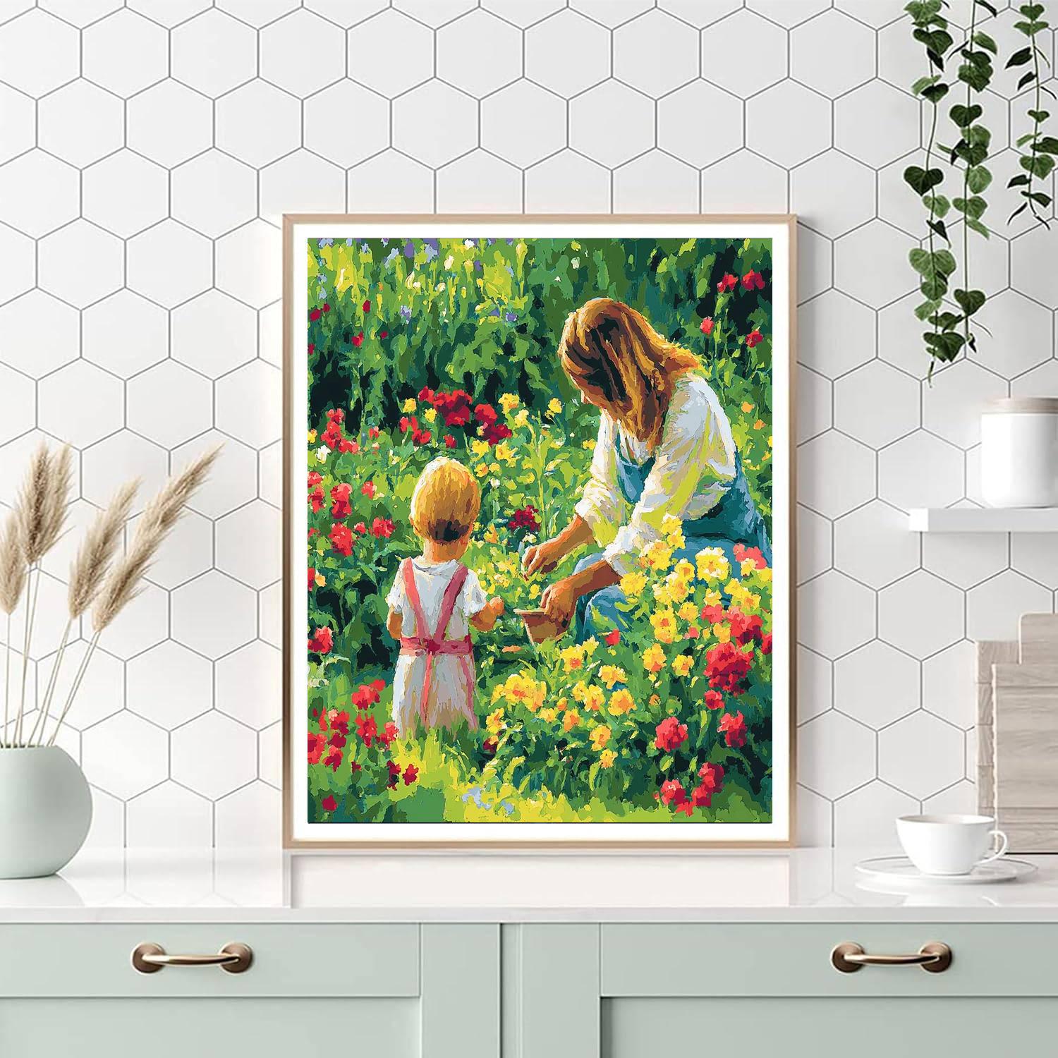Glimpse Of Mother's Wisdom Numbered Painting Kits