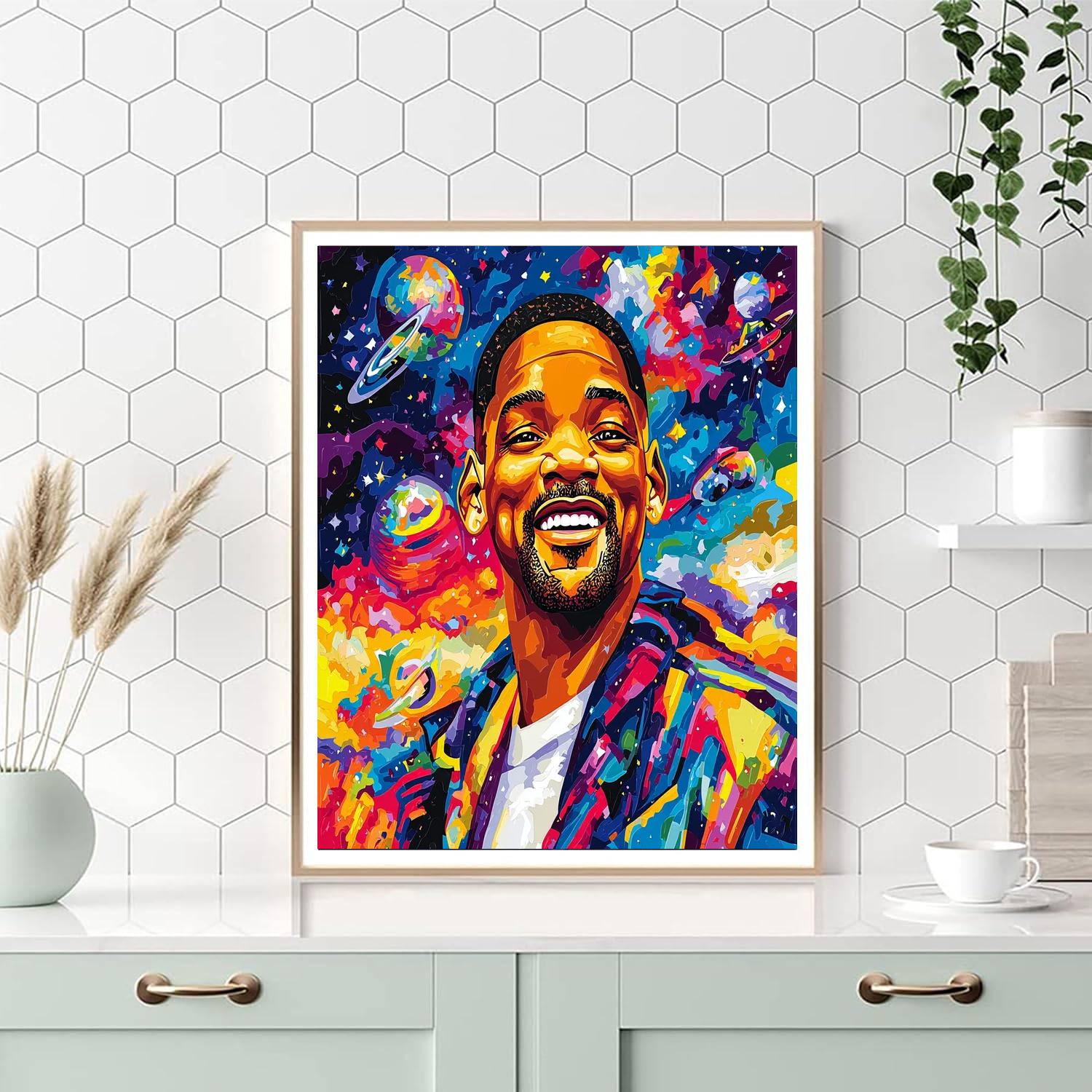 Will Smith: The Versatile Icon Of Modern Cinema Numbered Painting Kits