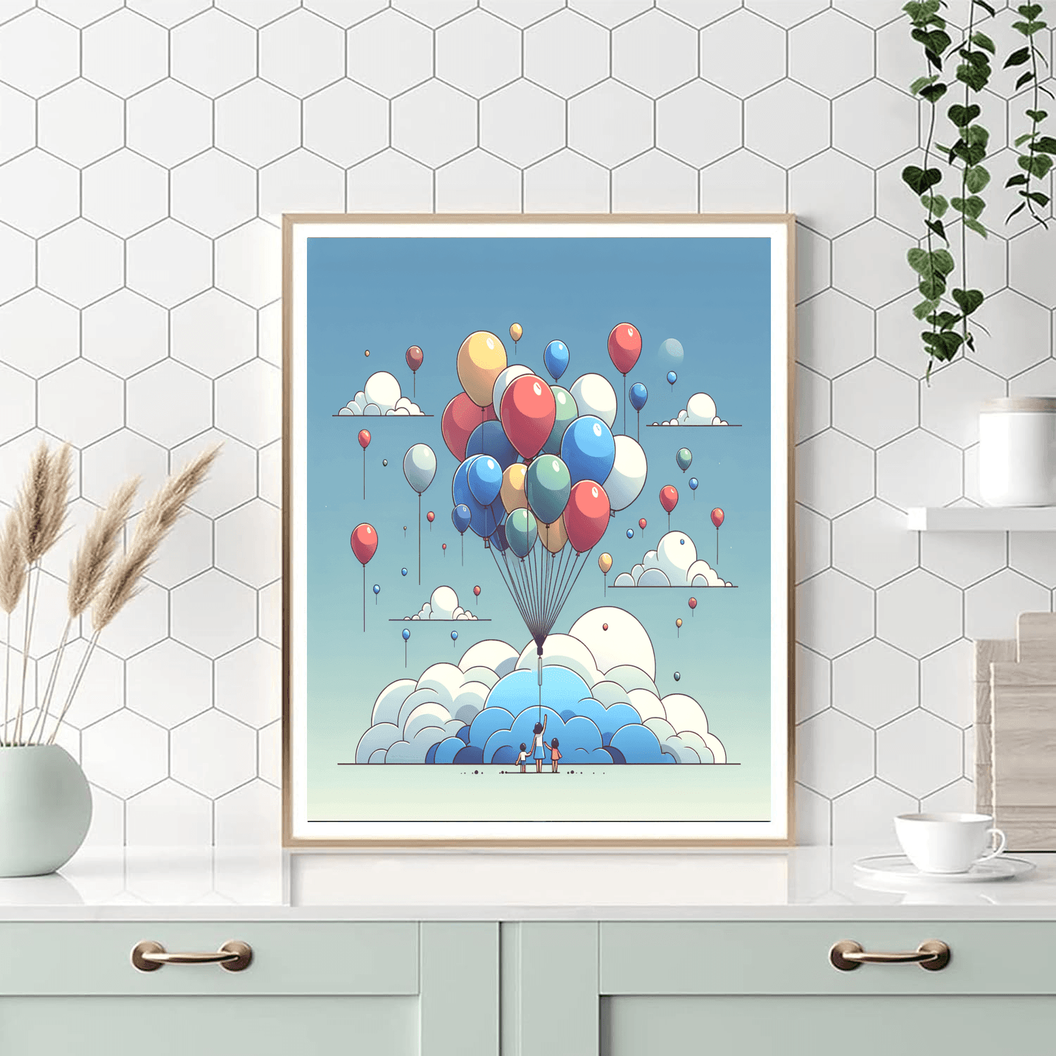 Balloon Festival Painting By Numbers Kit