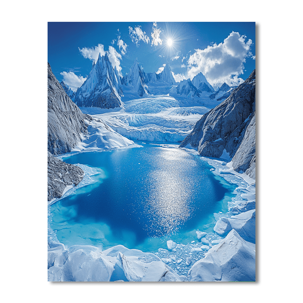 Patagonian Ice Fields - Patagonia Painting Number Kit