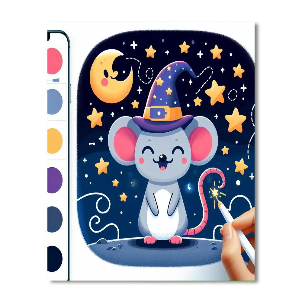 Magical Mouse Paint By Numbers Kits