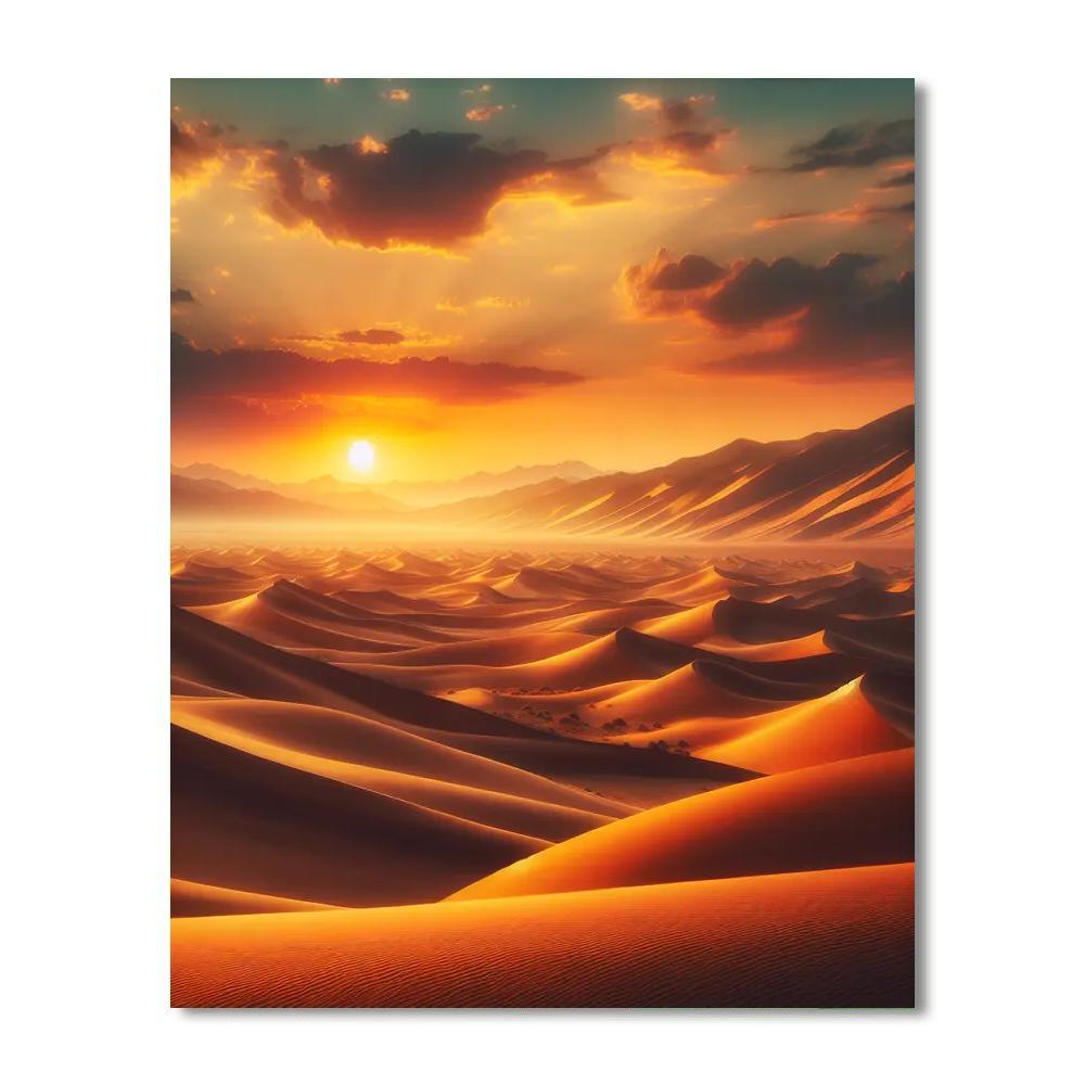 Majestic Desert Dunes Paint By Numbers