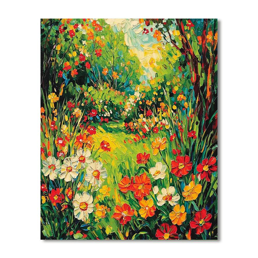 Vincent Van Gogh Inspired Garden Of Harmony  Paint By Numbers