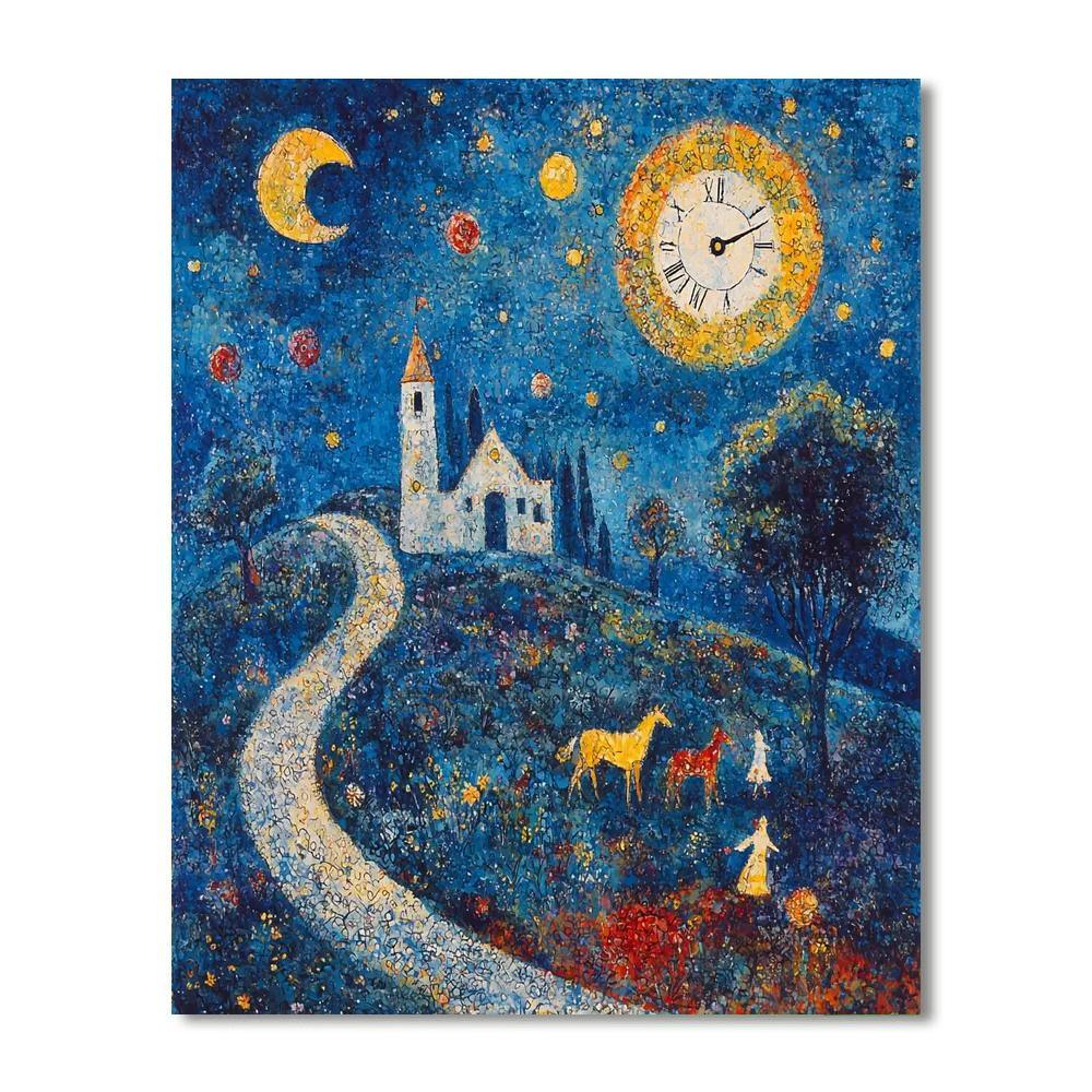Marc Chagall Inspired Through The Lens Of Time  Numbered Painting Kits