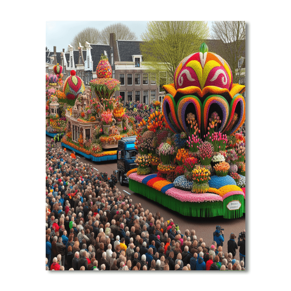 Bloemencorso Bollenstreek - Netherlands Paint By Numbers Kits