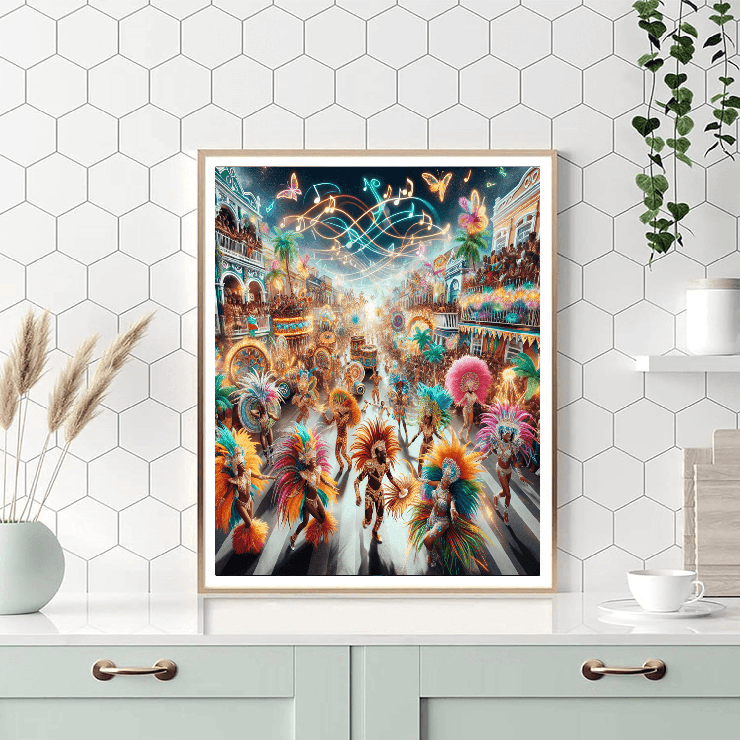 Willemstad Carnival - Curaçao Paint By Color