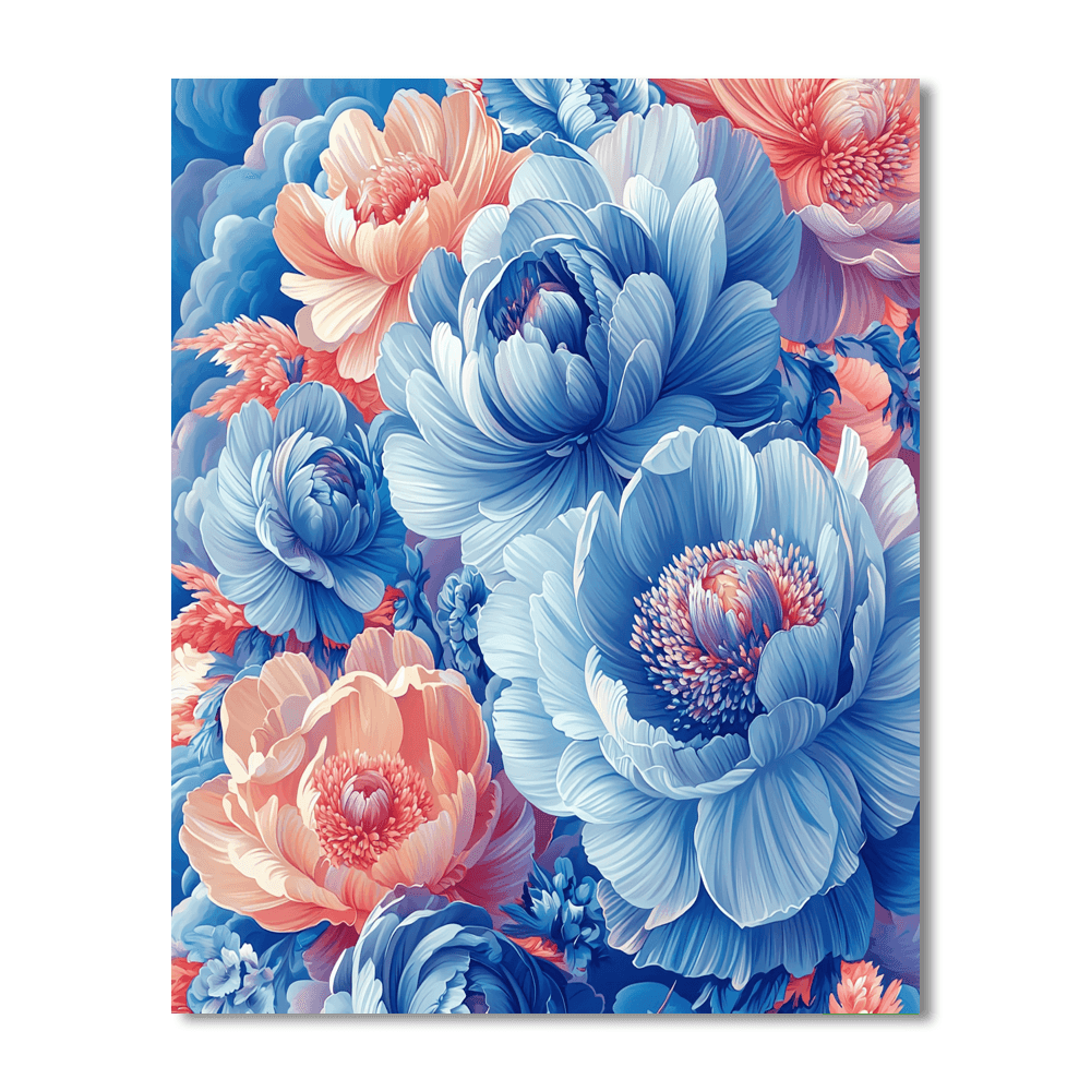 Salvador Dali Inspired Floral Metamorphosis Dreamscape  Paint By Numbers Art