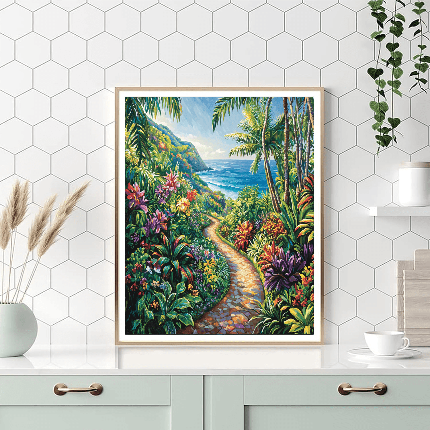 Pura Vida Gardens - Puntarenas Painting Number Kit