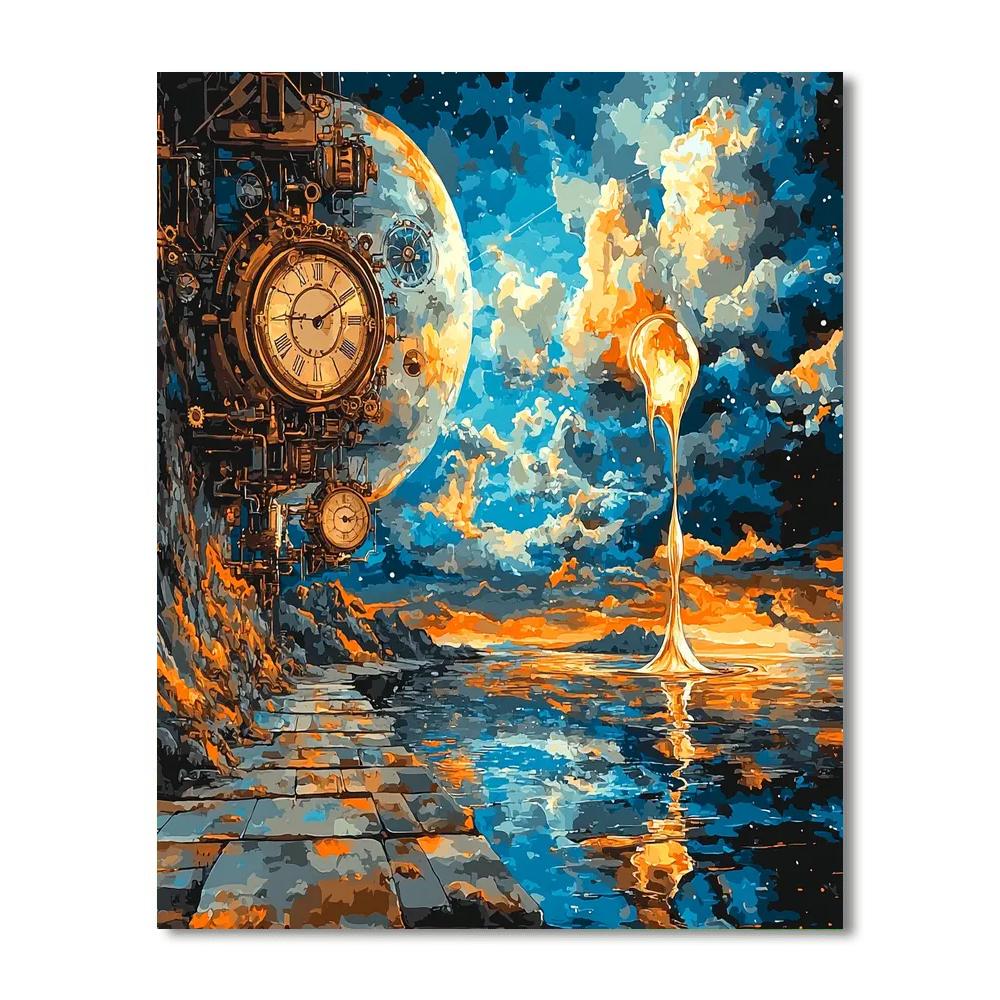 Salvador Dalí Inspired Whimsical Steampunk Universe  Paint By Number