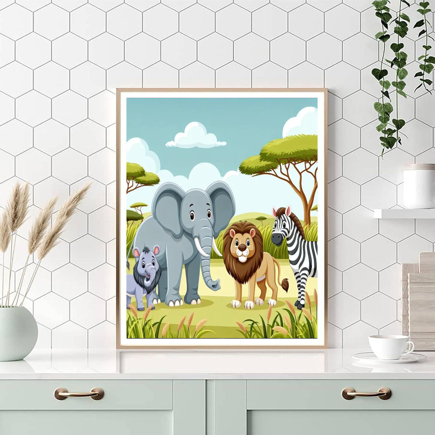 Happy Habitats DIY Paint By Numbers