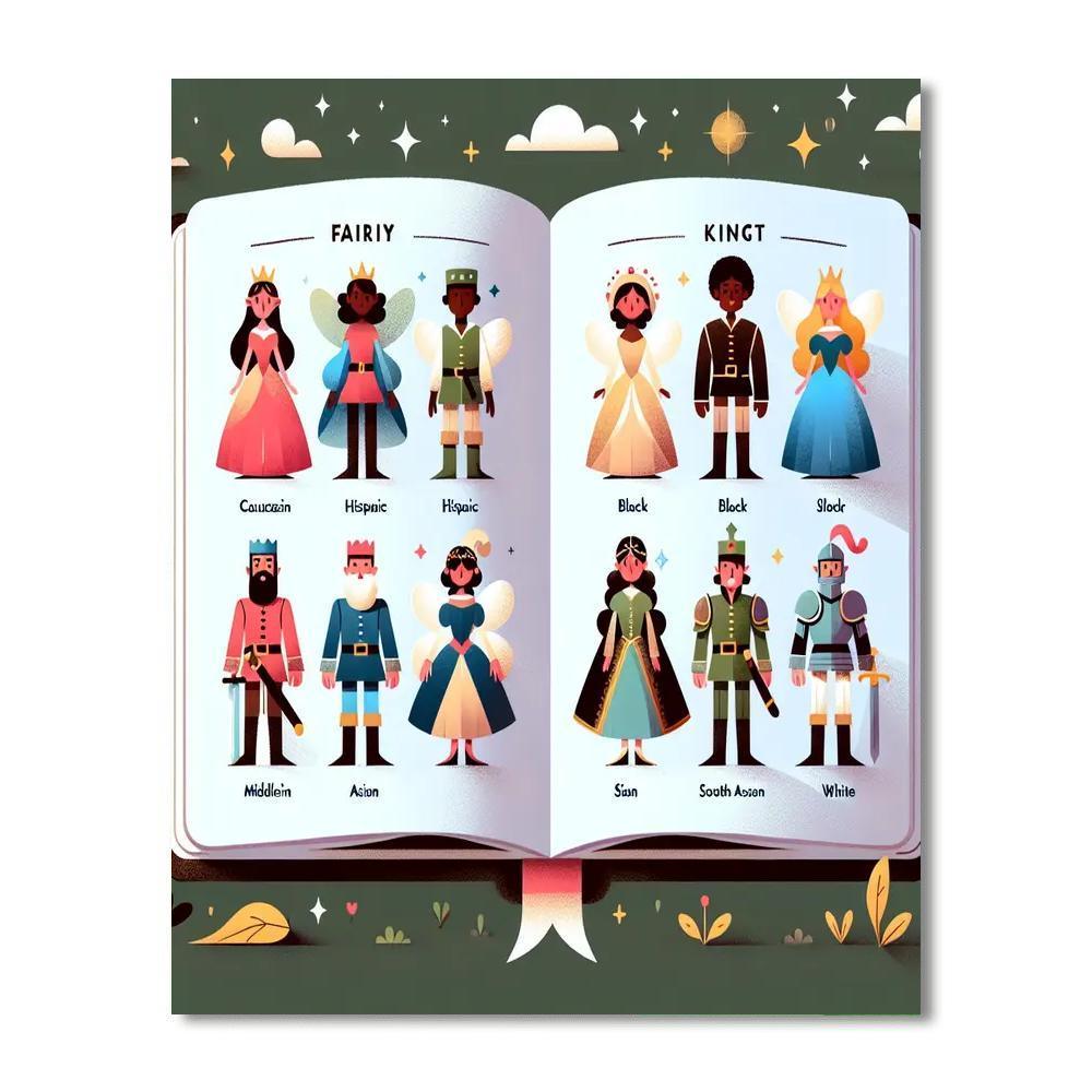 Fairy Tales & Legends Paint By Numbers Art