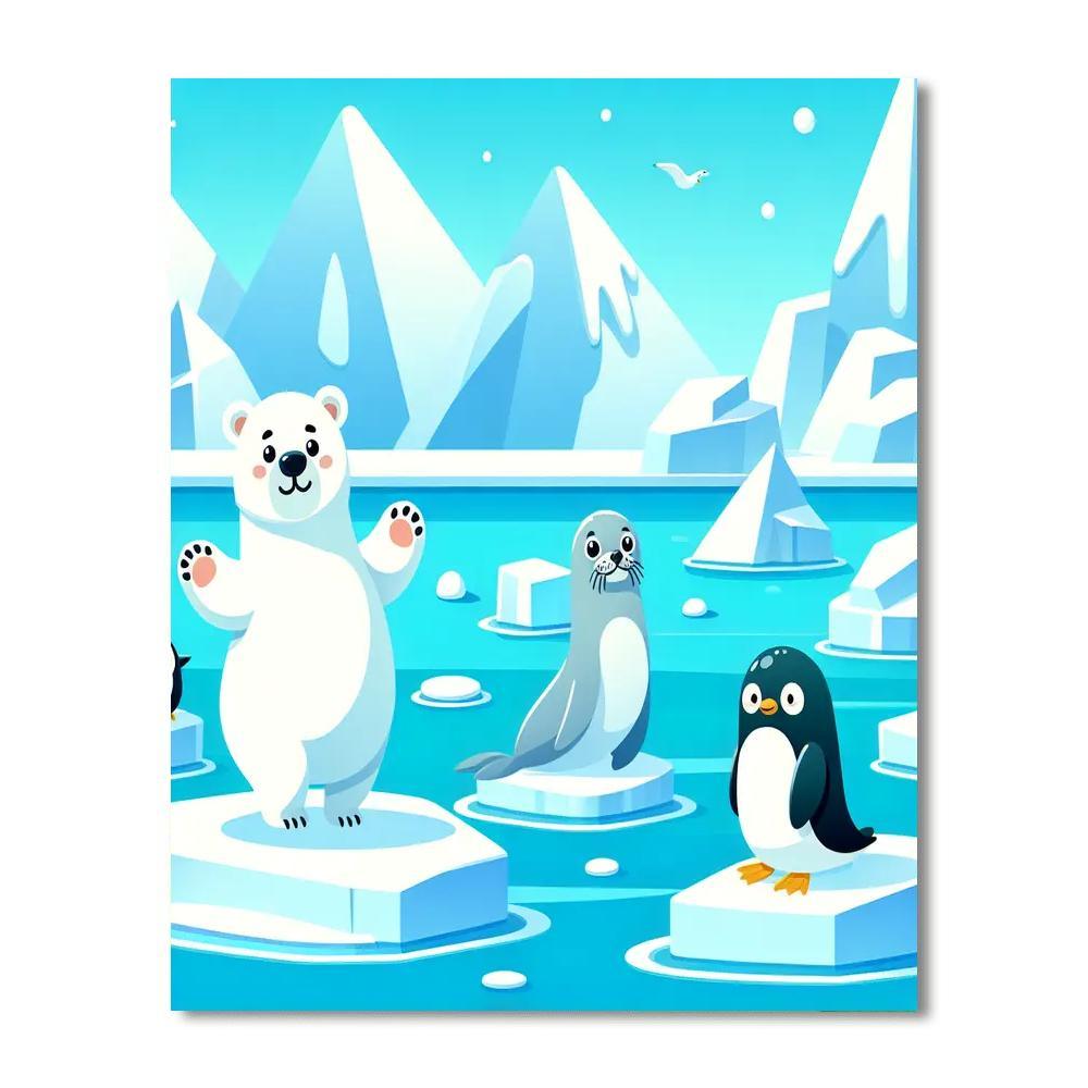 Artic Expedition Paint By Numbers Art