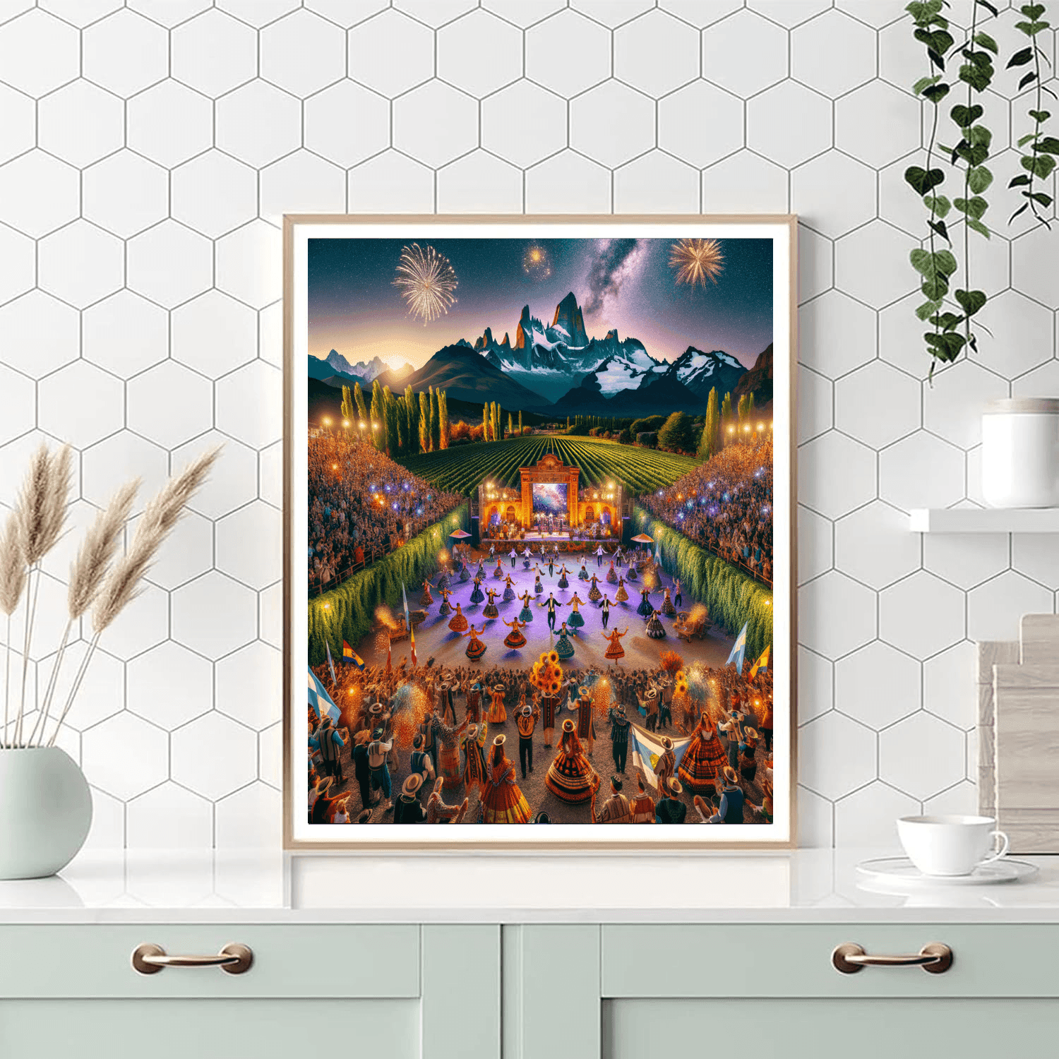 Grape Harvest Festival - Argentina Paint By Numbers Kits