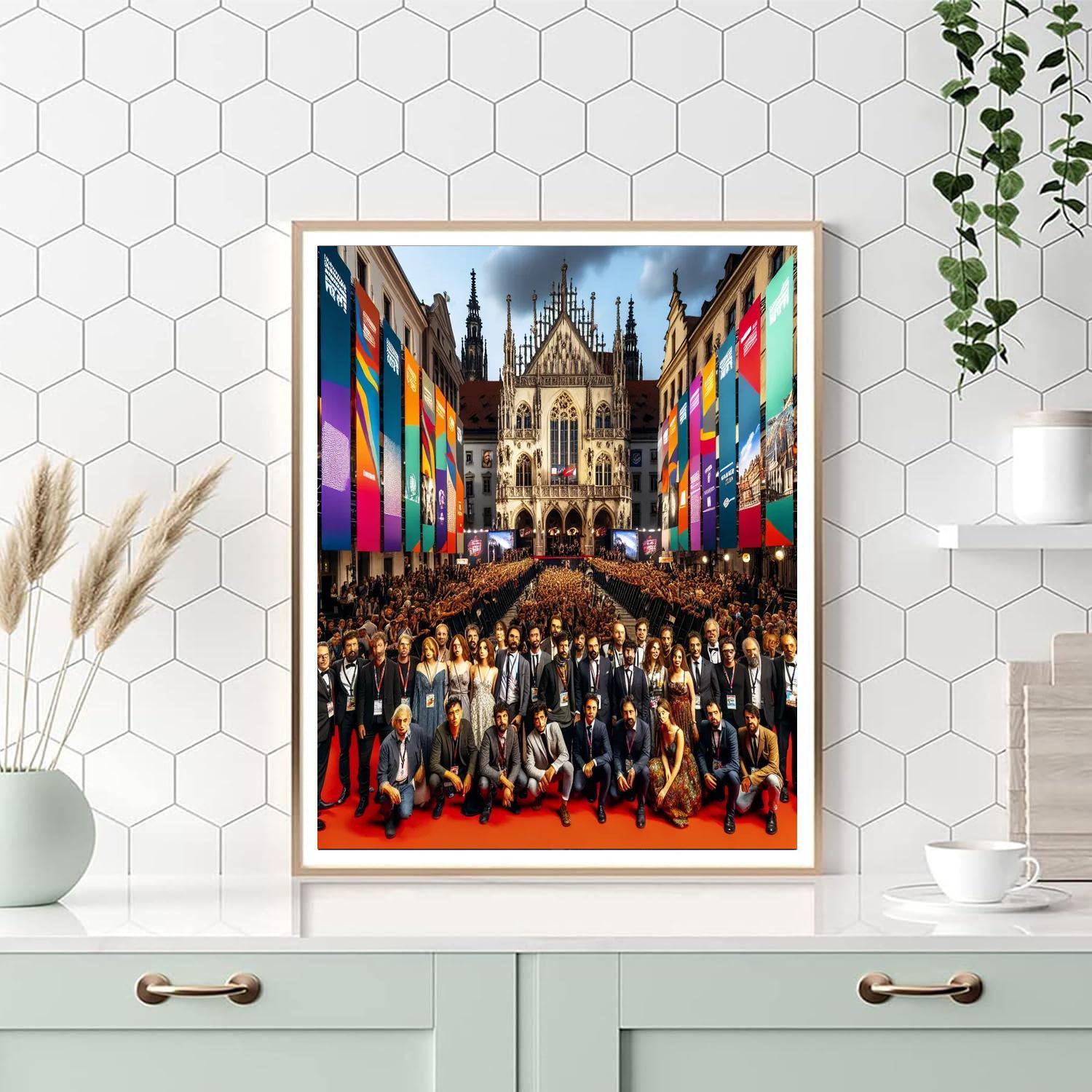 Berlin Film Festival Paint By Numbers Art