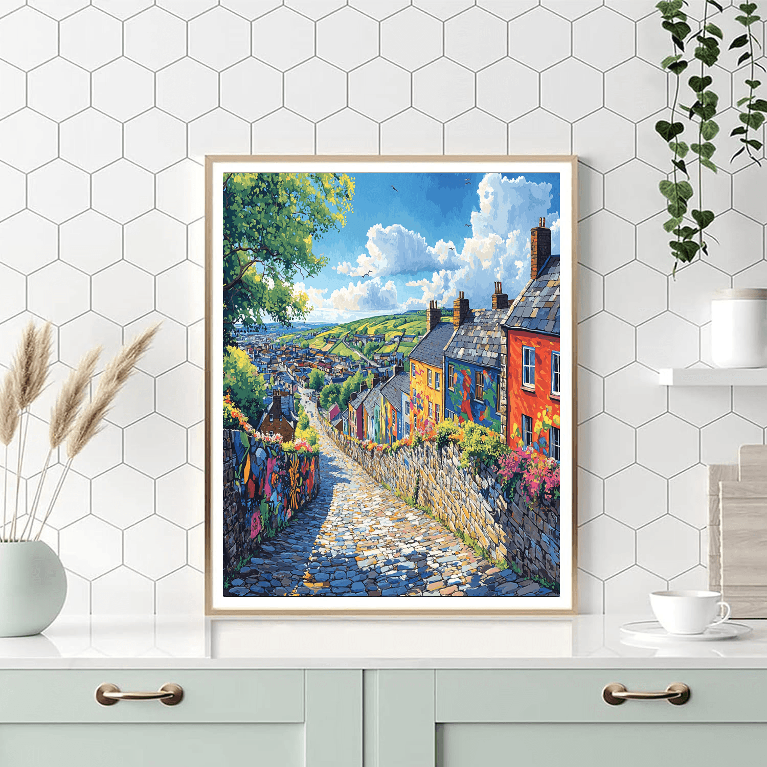 The Walled City Of Derry - Londonderry DIY Paint By Numbers