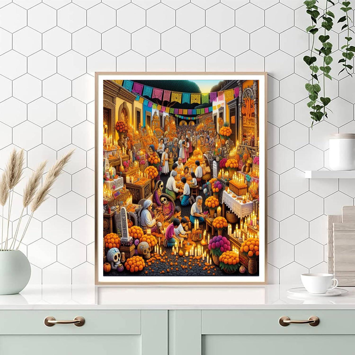 Oaxaca Day Of The Dead - Oaxaca, Mexico DIY Paint By Numbers