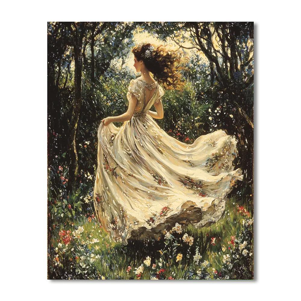John William Waterhouse Inspired Timeless Victorian Elegance  Painting Number Kit