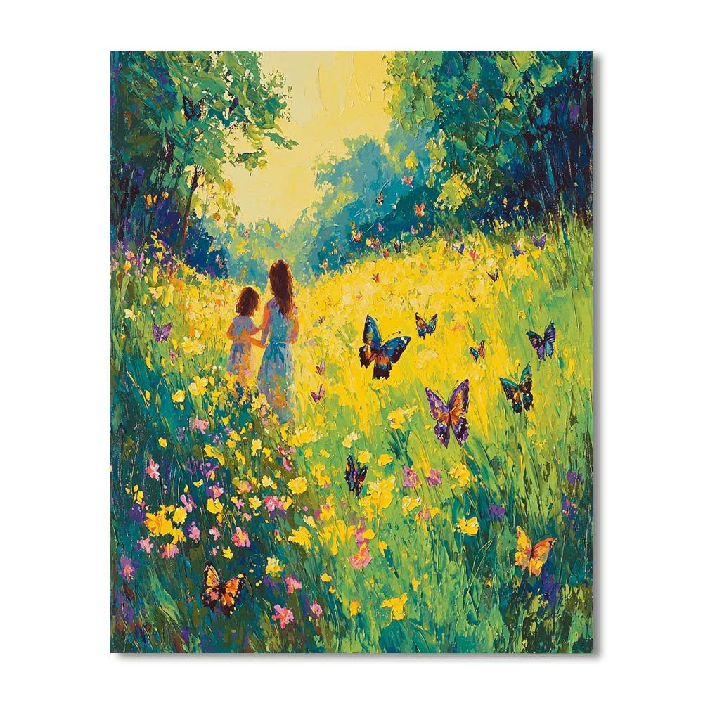 Bonds Among Butterflies Painting Number Kit