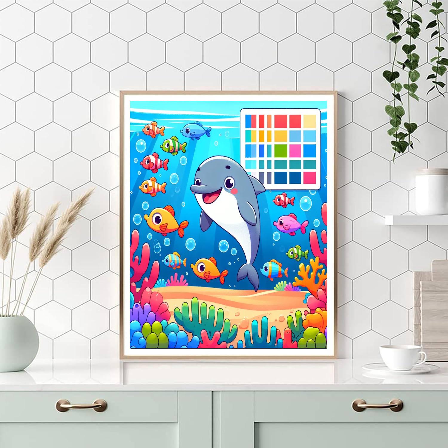 Underwater Wonders Expedition Numbered Painting Kits