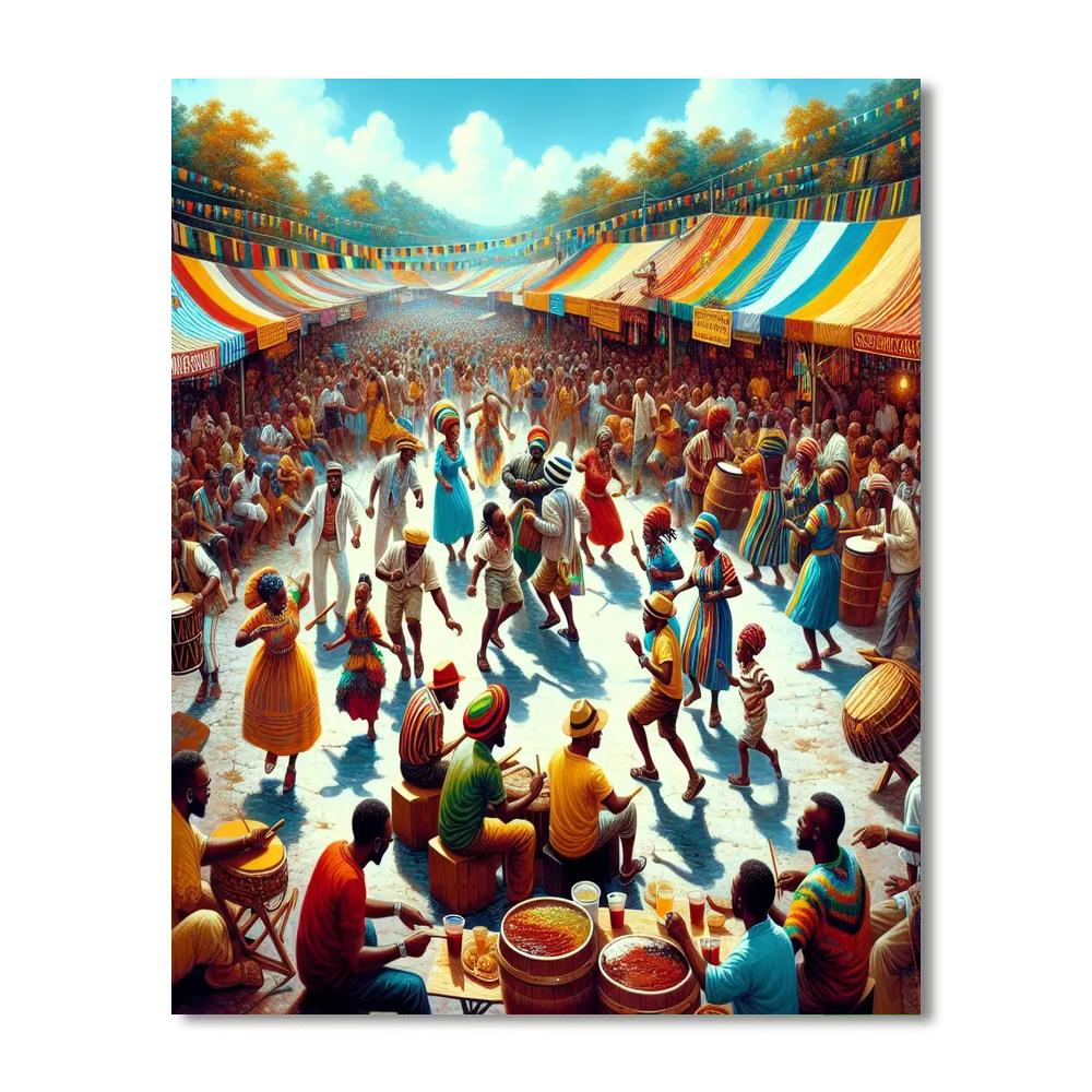 Kingdom Day Festival - Jamaica DIY Paint By Numbers