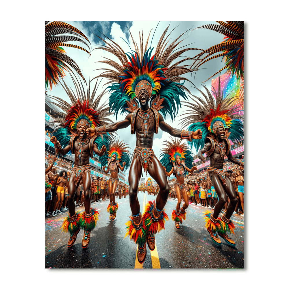 Carnival - Trinidad And Tobago Painting By Numbers Kit