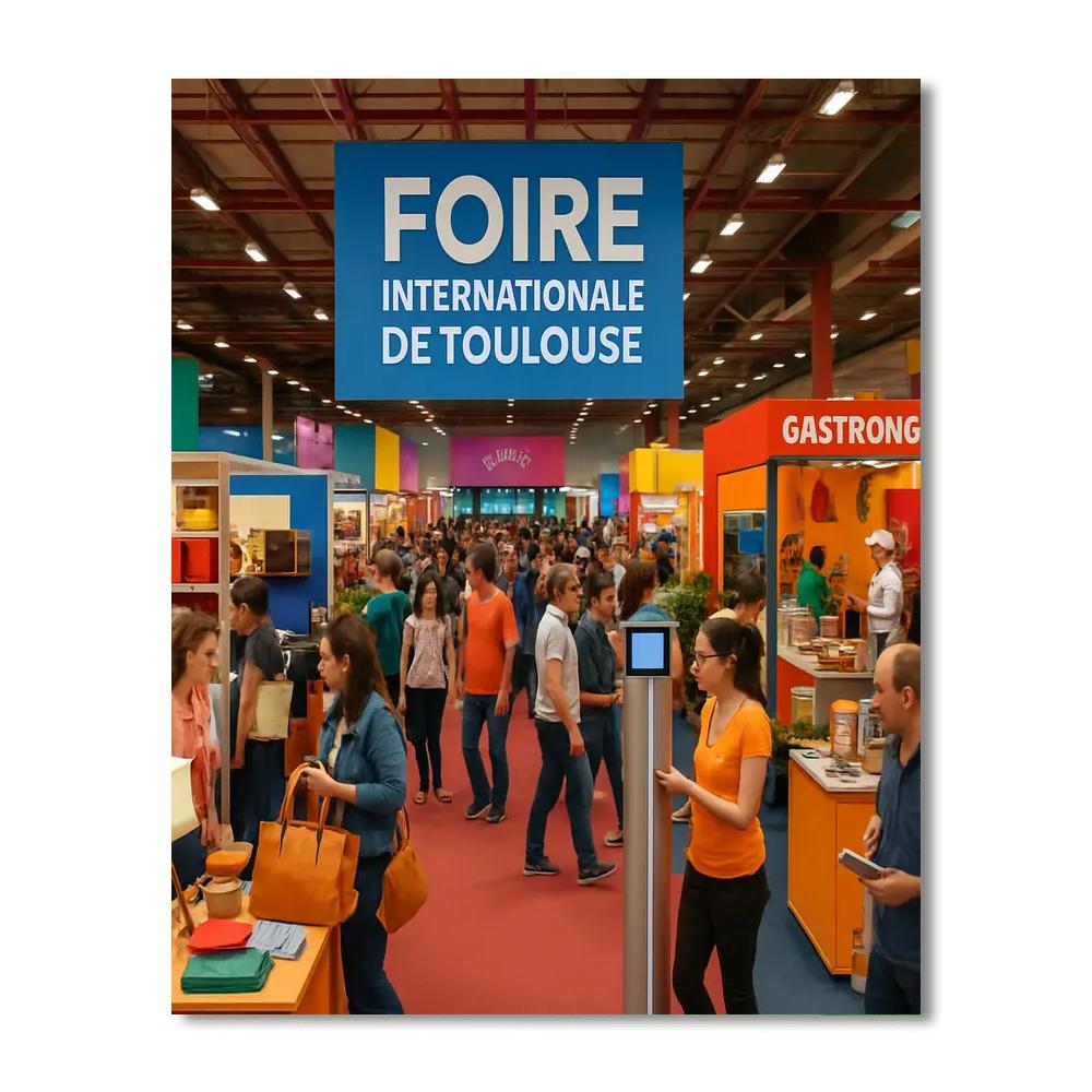 Toulouse International Fair - Toulouse, France Painting Number Kit