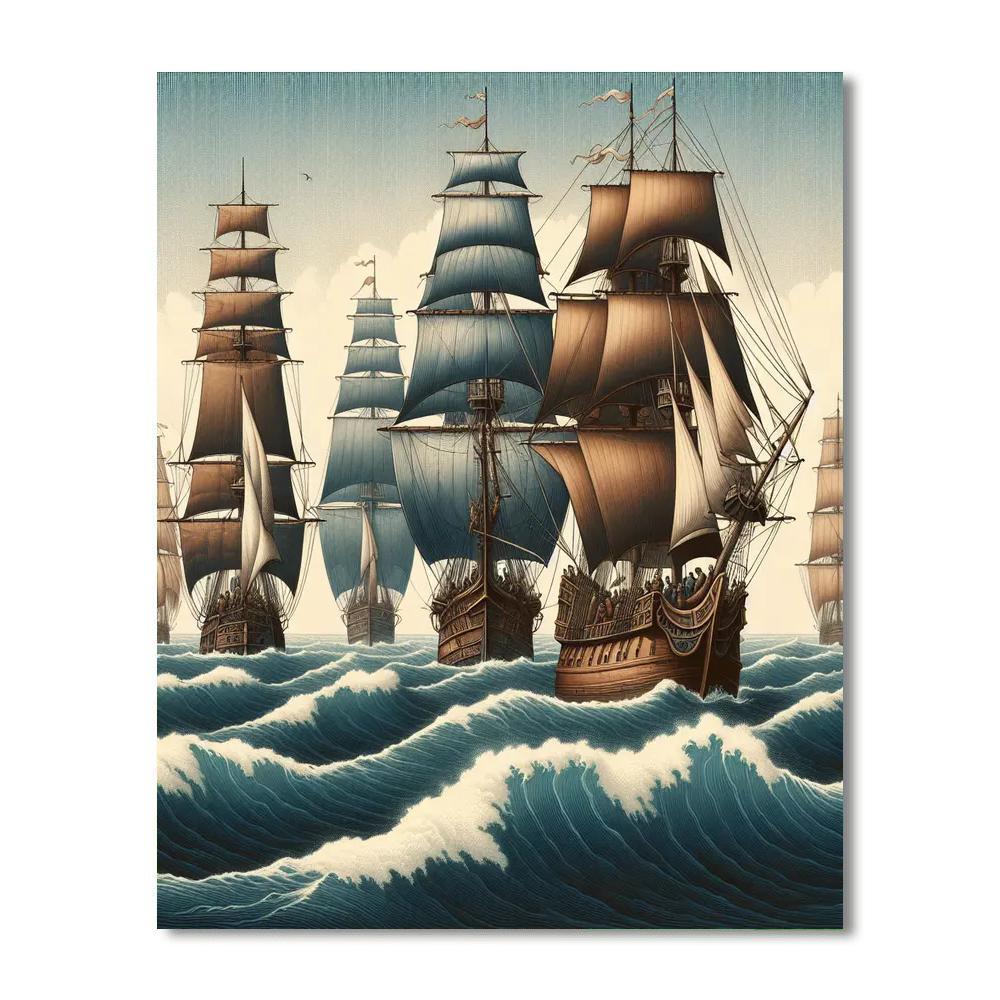 Timeless Maritime Voyage Paint By Numbers