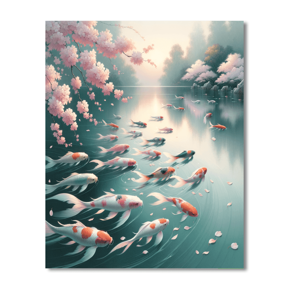 Tranquil Asian Oasis Paint By Numbers