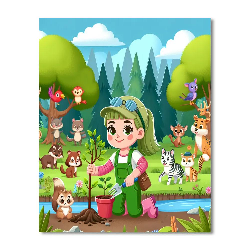 Eco Adventure Ranger DIY Paint By Numbers